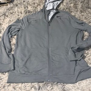 Nike Gray Full-Zip Hoodie